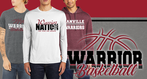 DANVILLE WARRIOR BASKETBALL SHIRTS