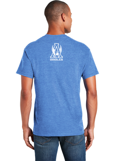 River Birch Softstyle T-shirt Heather Royal - YSD
