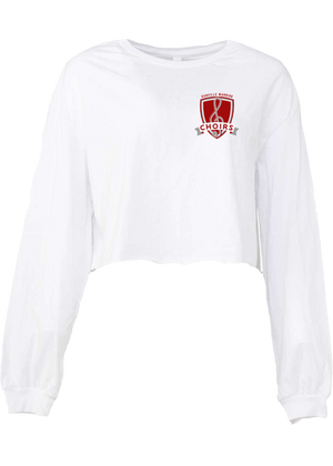 Danville Show Choir Crop Longsleeve Tee Shield - YSD