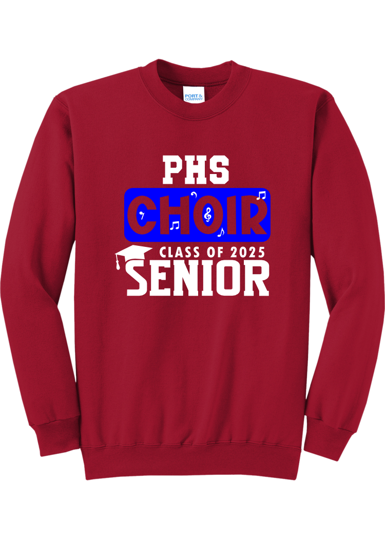 PHS CHOIR Box Senior Crewneck - YSD