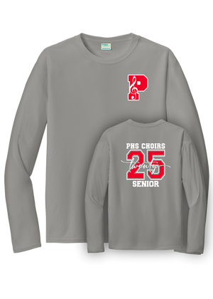 Plainfield Choirs Senior Big Number 25 Drifit Longsleeve Tee - YSD