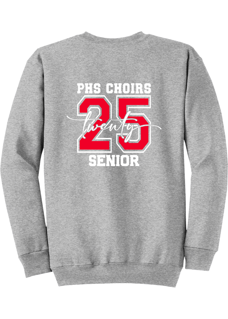 Plainfield Choirs Senior Big Number 25 Crewneck - YSD