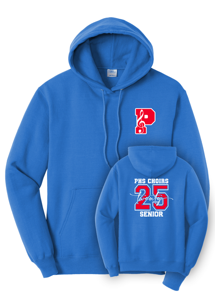 Plainfield Choirs Senior Big Number 25 Hoodie - YSD
