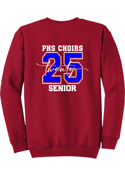 Plainfield Choirs Senior Big Number 25 Crewneck - YSD