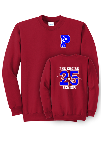 Plainfield Choirs Senior Big Number 25 Crewneck - YSD
