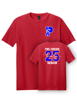 Plainfield Choirs Senior Big Number 25 T-shirt - YSD