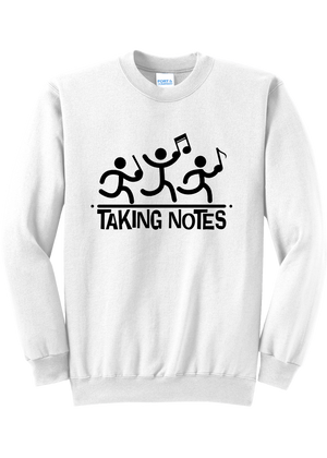 Taking Notes Plainfield Choirs Crewneck - YSD