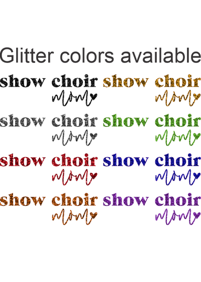 Show Choir Mom Glitter Hoodie - YSD