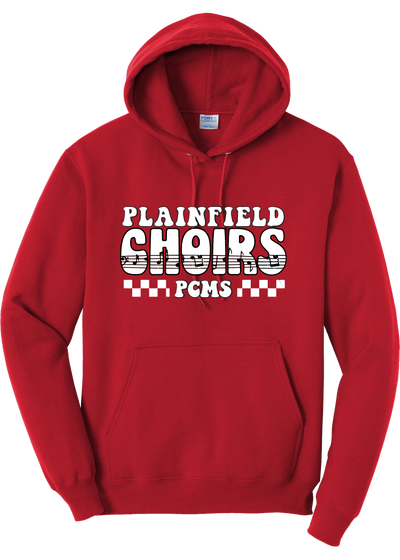 Plainfield Middle School Choirs Checkered Hoodie - YSD