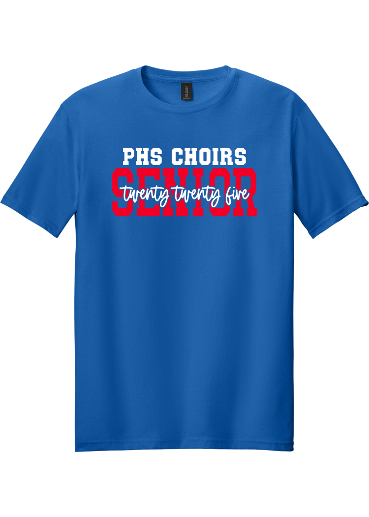 Plainfield Senior 2025 Cursive T-shirt - YSD