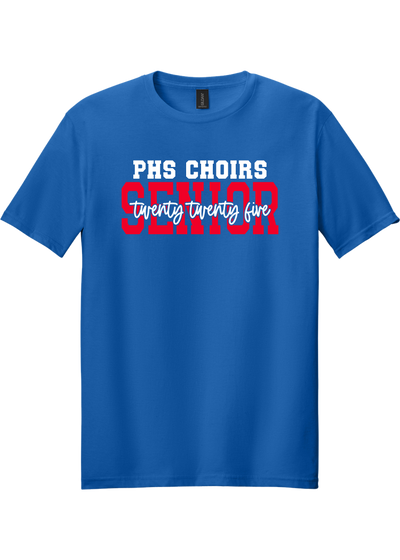 Plainfield Senior 2025 Cursive T-shirt - YSD