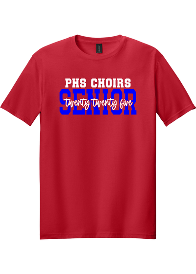 Plainfield Senior 2025 Cursive T-shirt - YSD