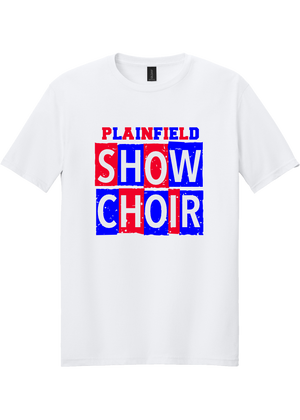 Plainfield Show Choir Blocks White T-shirt - YSD