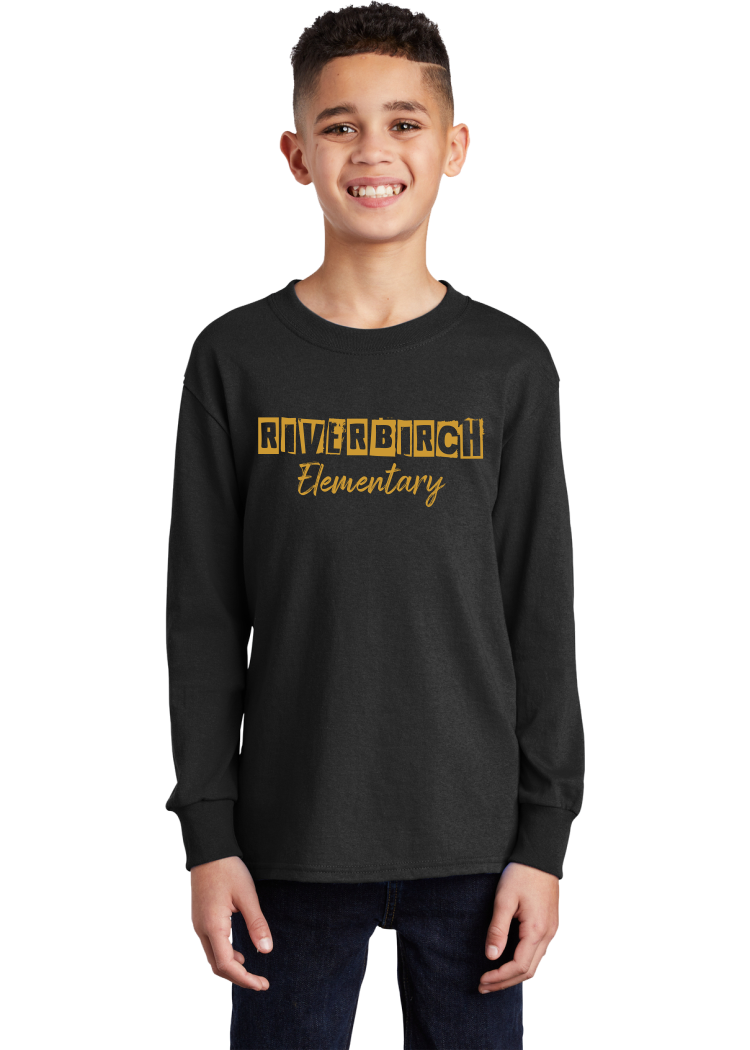 River Birch Elementary Long Sleeve Tee (Youth) - YSD
