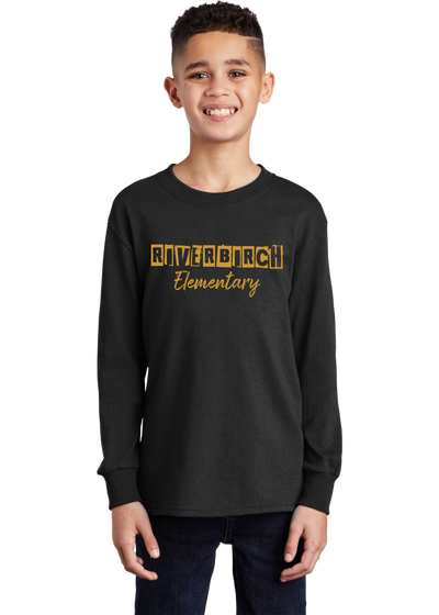 River Birch Elementary Long Sleeve Tee (Youth) - YSD