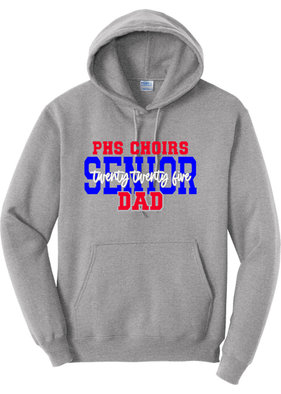 Plainfield Choirs Senior DAD,MOM 2025 Cursive Hoodie - YSD
