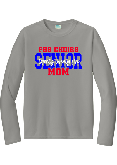 Plainfield Choirs Senior DAD,MOM 2025 Cursive Longsleeve Tee - YSD