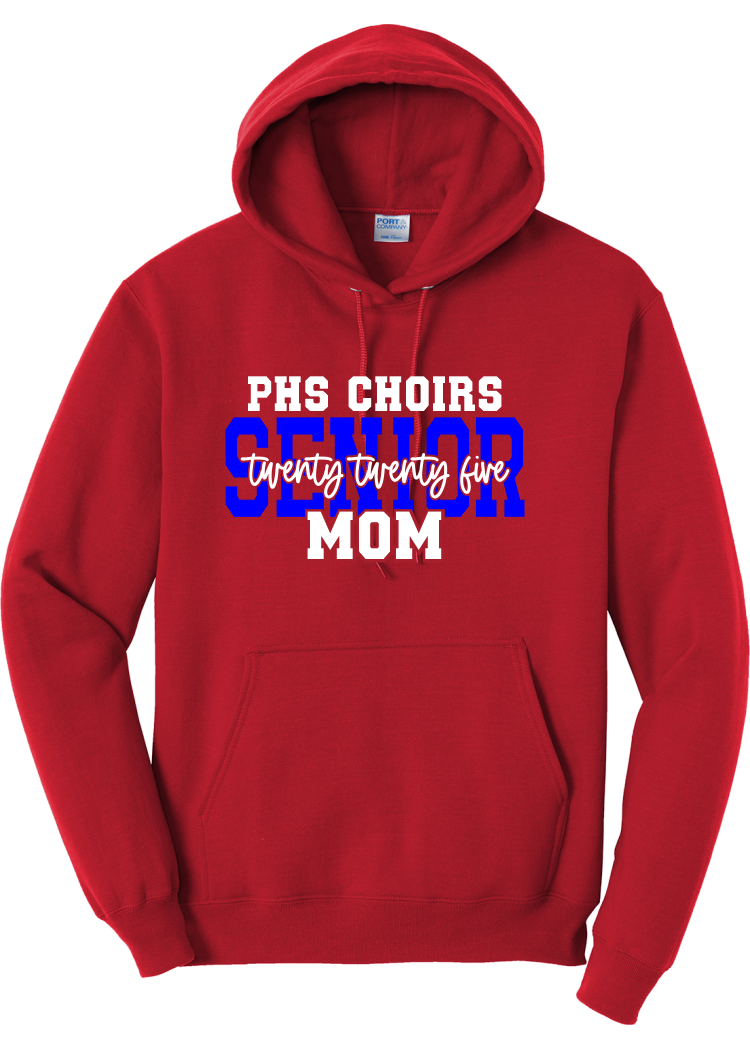Plainfield Choirs Senior DAD,MOM 2025 Cursive Hoodie - YSD