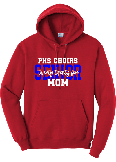 Plainfield Choirs Senior DAD,MOM 2025 Cursive Hoodie - YSD