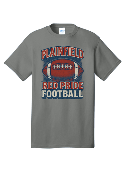 Plainfield Red Pride Football T-shirt - YSD