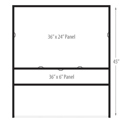 24 X 36 REAL ESTATE FRAME SIGN - Y&S Designs, LLC